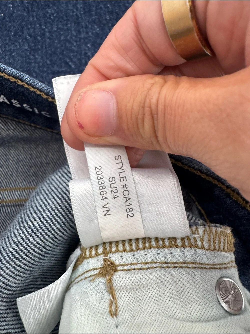 J. Crew Classic Straight Jeans Dark Wash Blue Stretch Denim High Rise Size 27